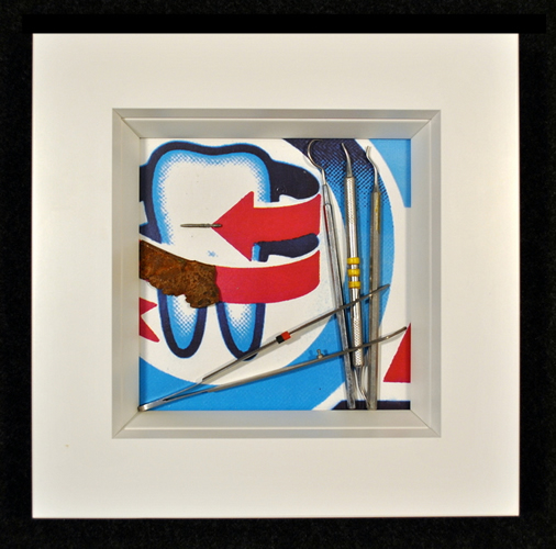Bernadette Saunier Moery artiste peintre art recup Genève